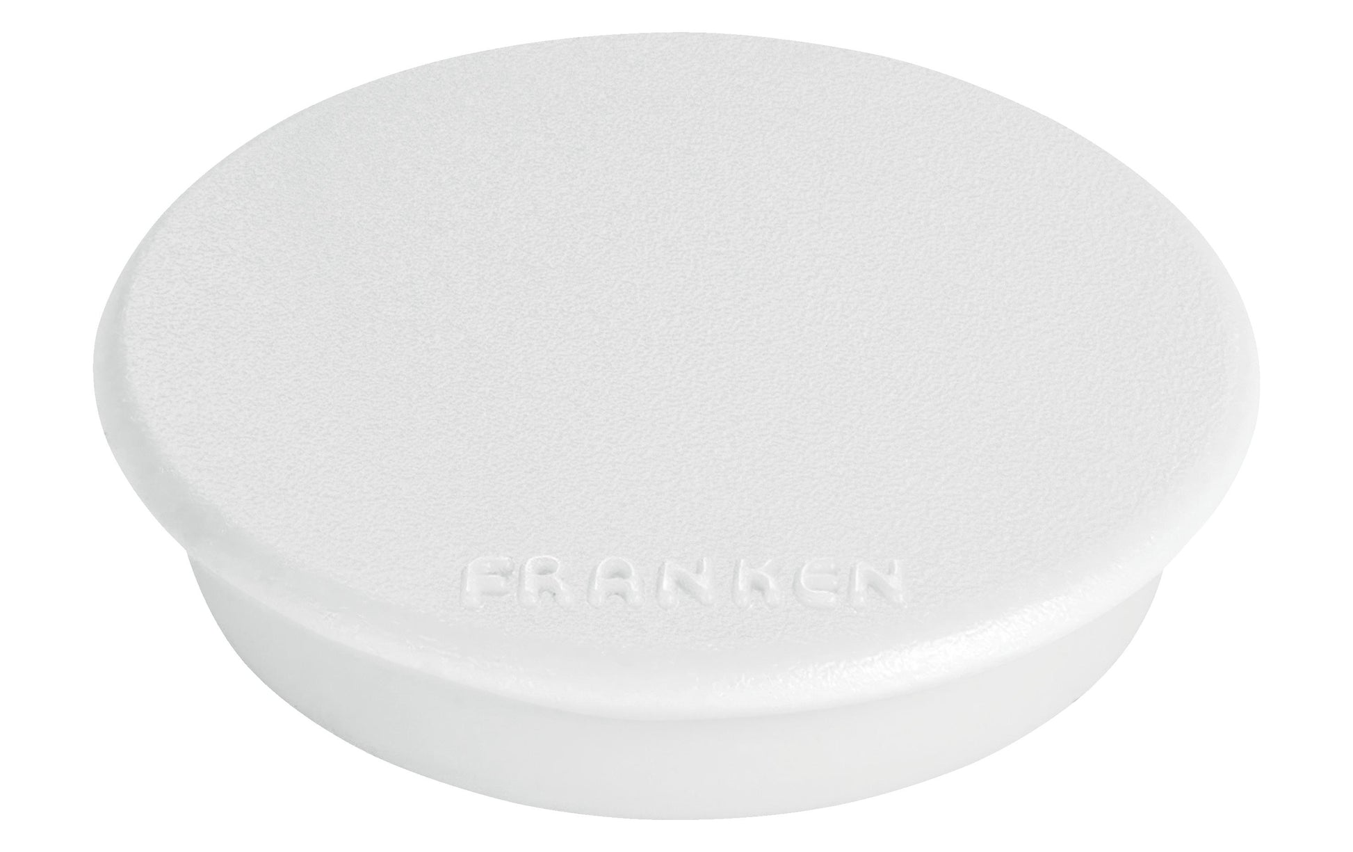 Franken Tafelmagnete – Ø 24 mm, 10 Stk., weiss
