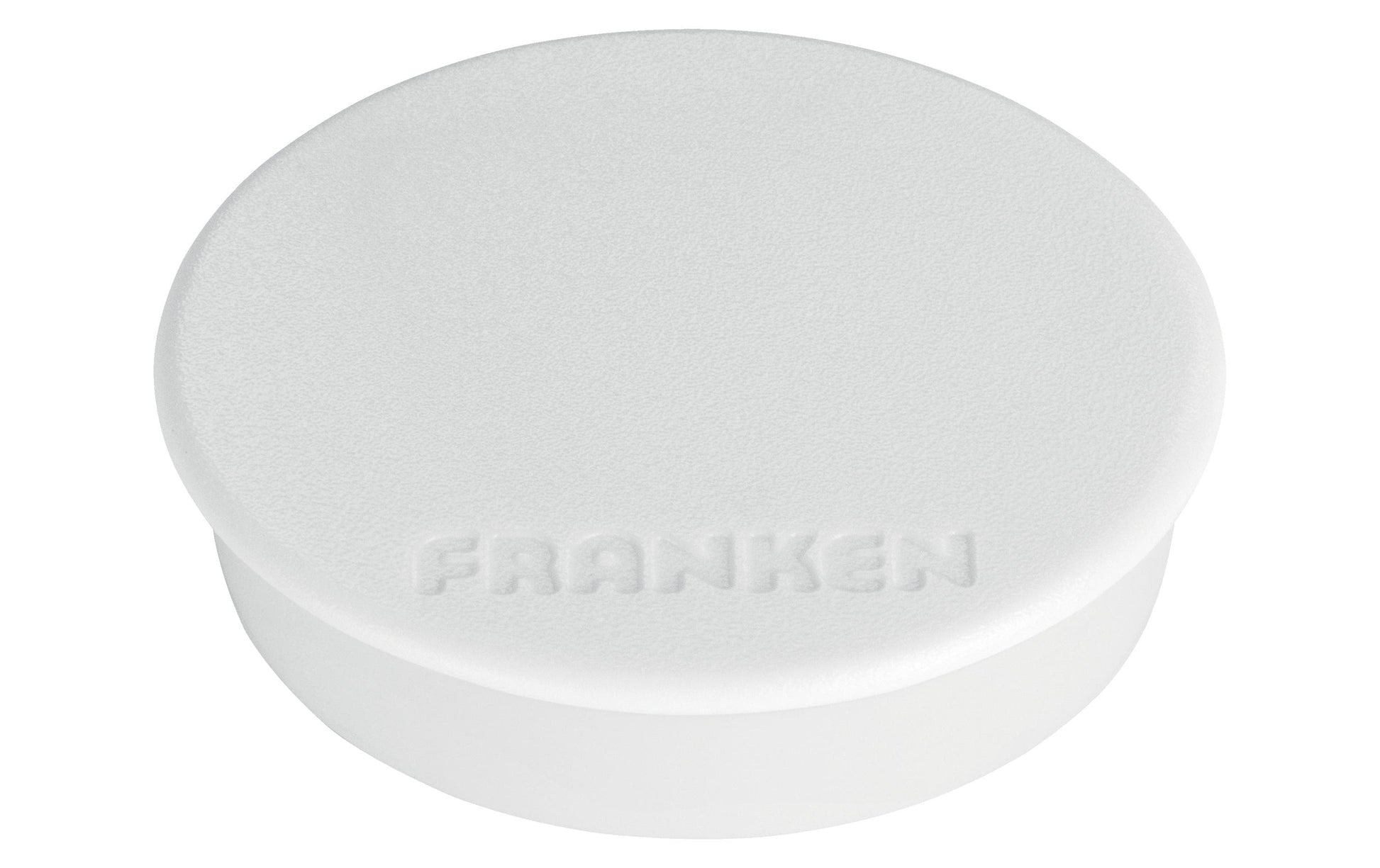 Franken Tafelmagnete – Ø 38 mm, 10 Stk., weiss