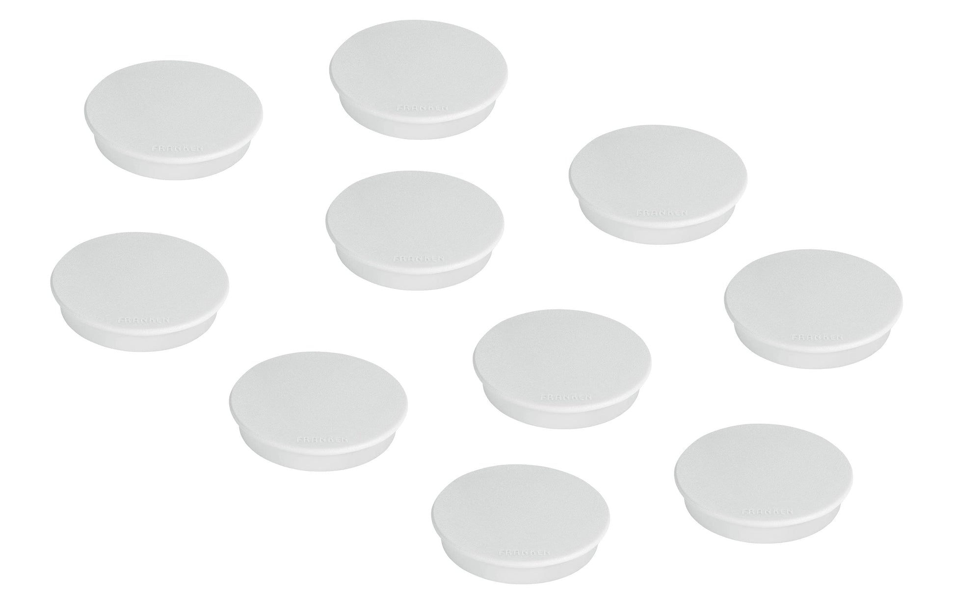 Franken Tafelmagnete – Ø 32 mm, 10 Stk., weiss