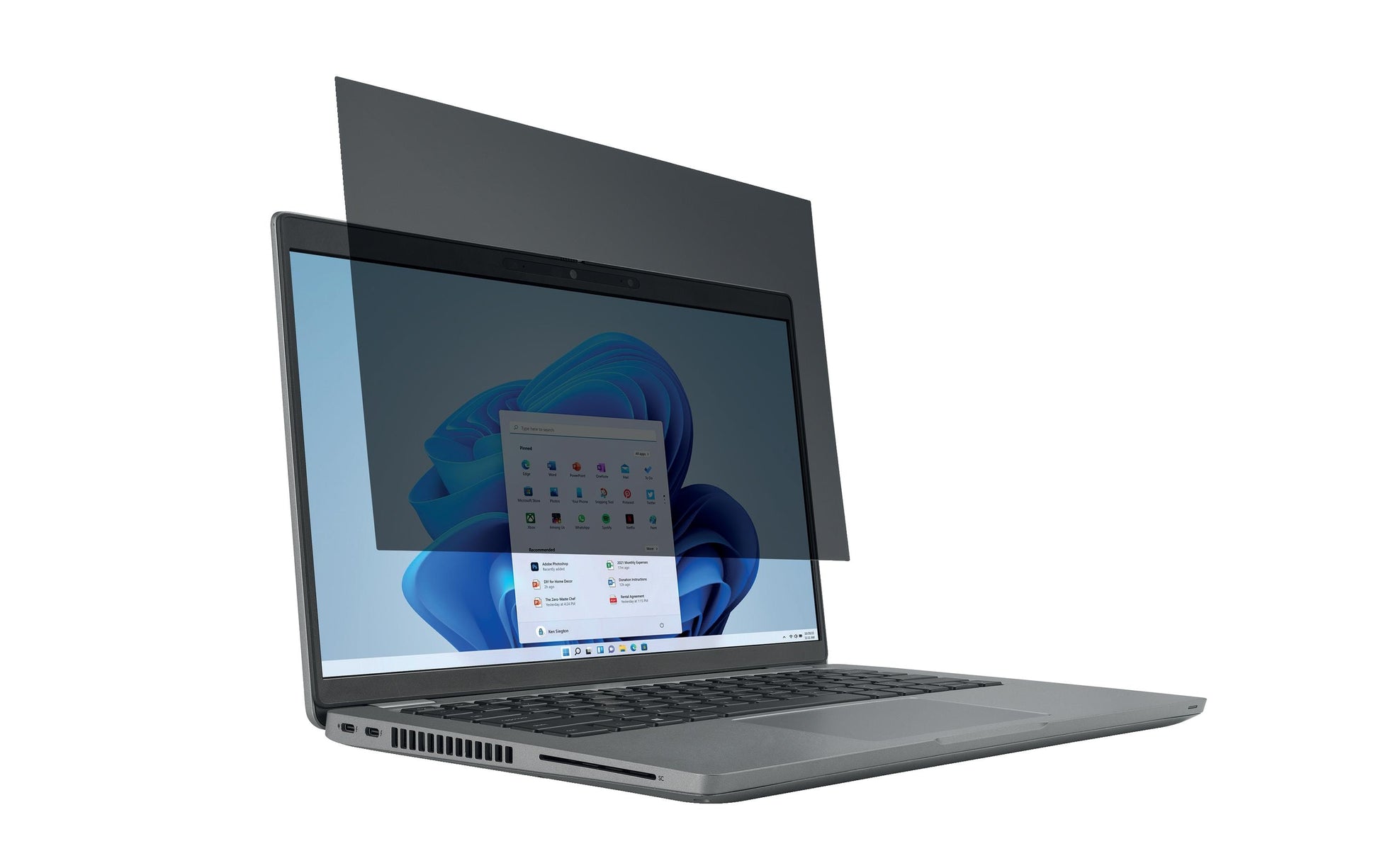 Kensington Displayschutz für Notebooks bis 14" – schwarz