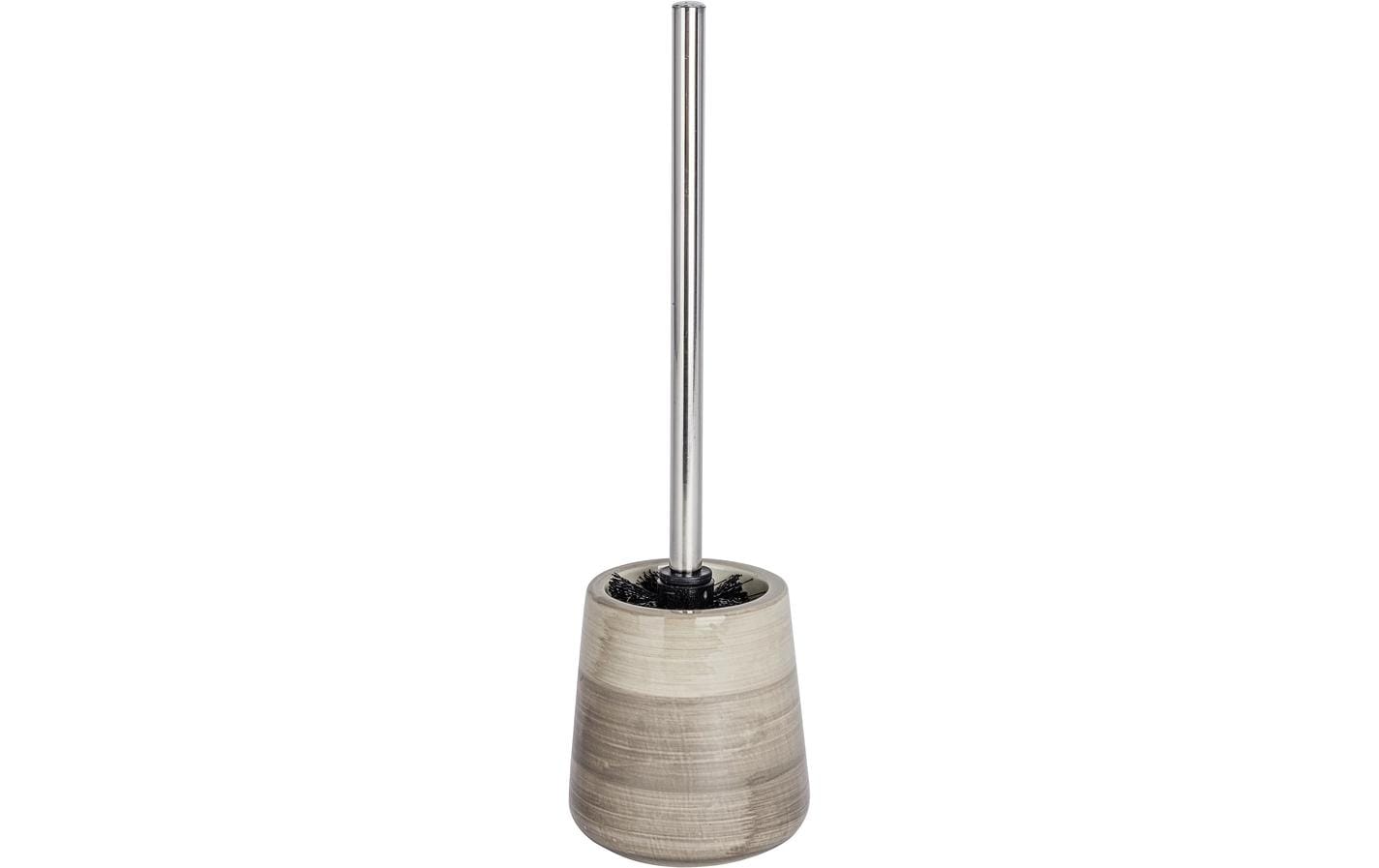 Wenko – WC-Bürstenset – Keramik, Braun, H 39,5 cm, Ø 7,5 cm