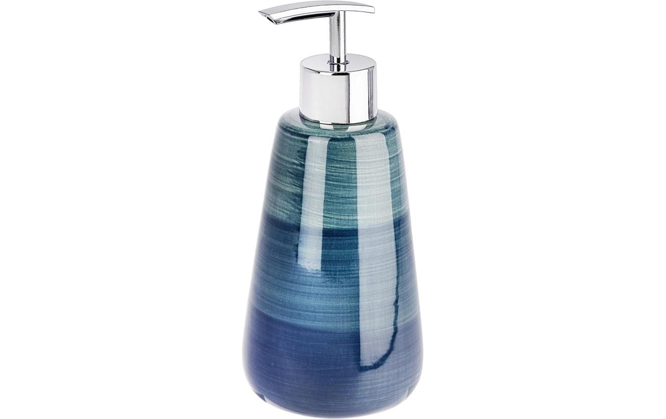 Wenko Pottery Seifenspender – Keramik, Petrol, 360 ml