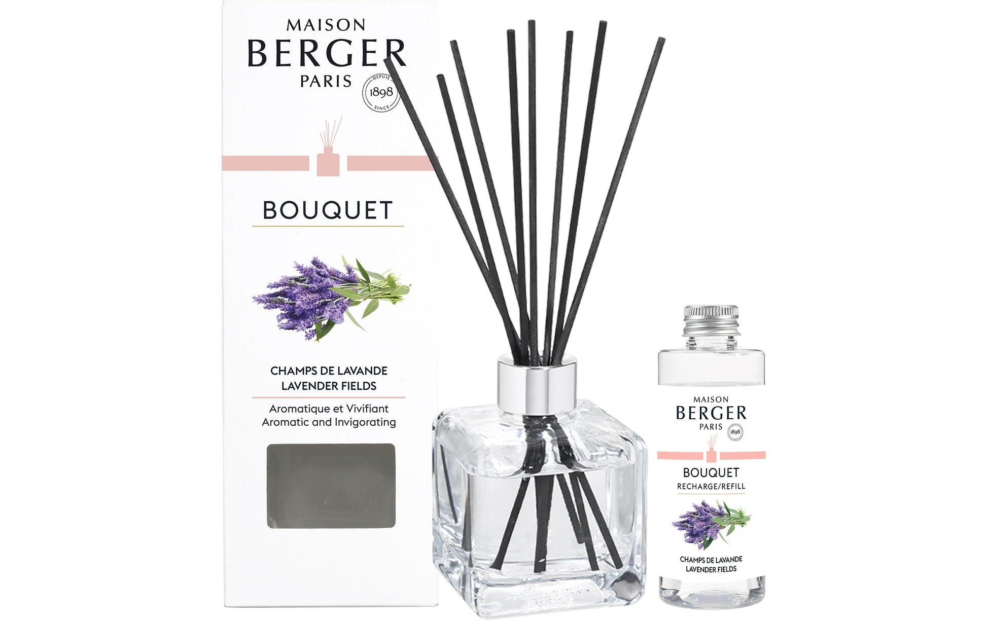 Maison Berger Paris Lavendelfelder – Duftstäbchen, 100 ml