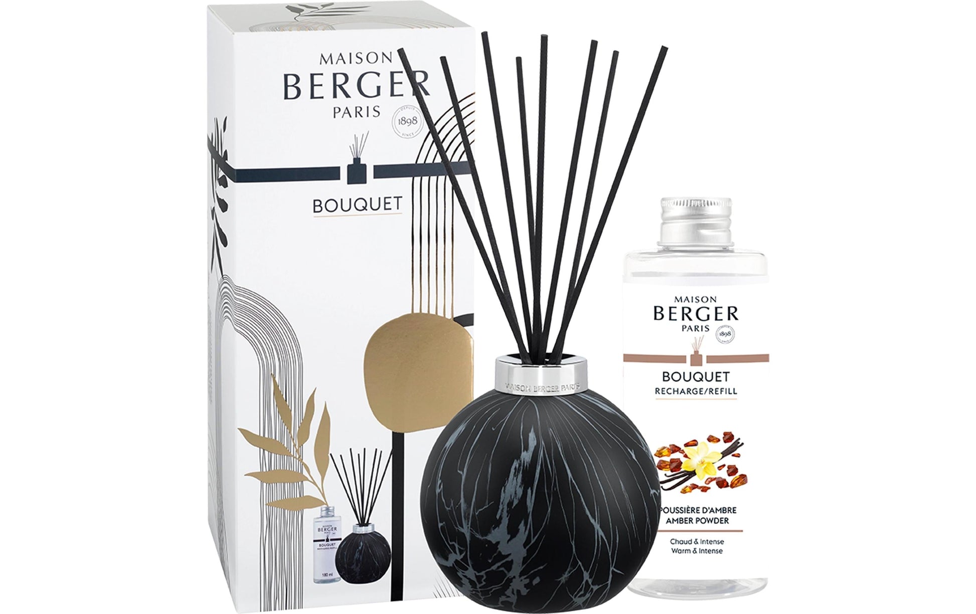 Maison Berger Paris Maison Berger Marbrure – Duftstäbchen, 180 ml