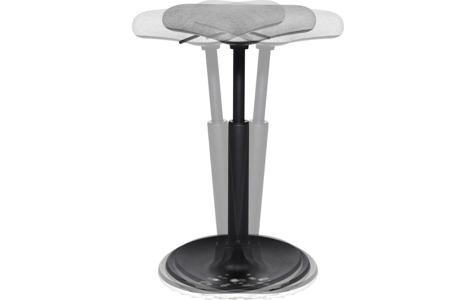Topstar Hocker Sitness H1 – Sitzhöhe 77 cm, 110 kg, grau