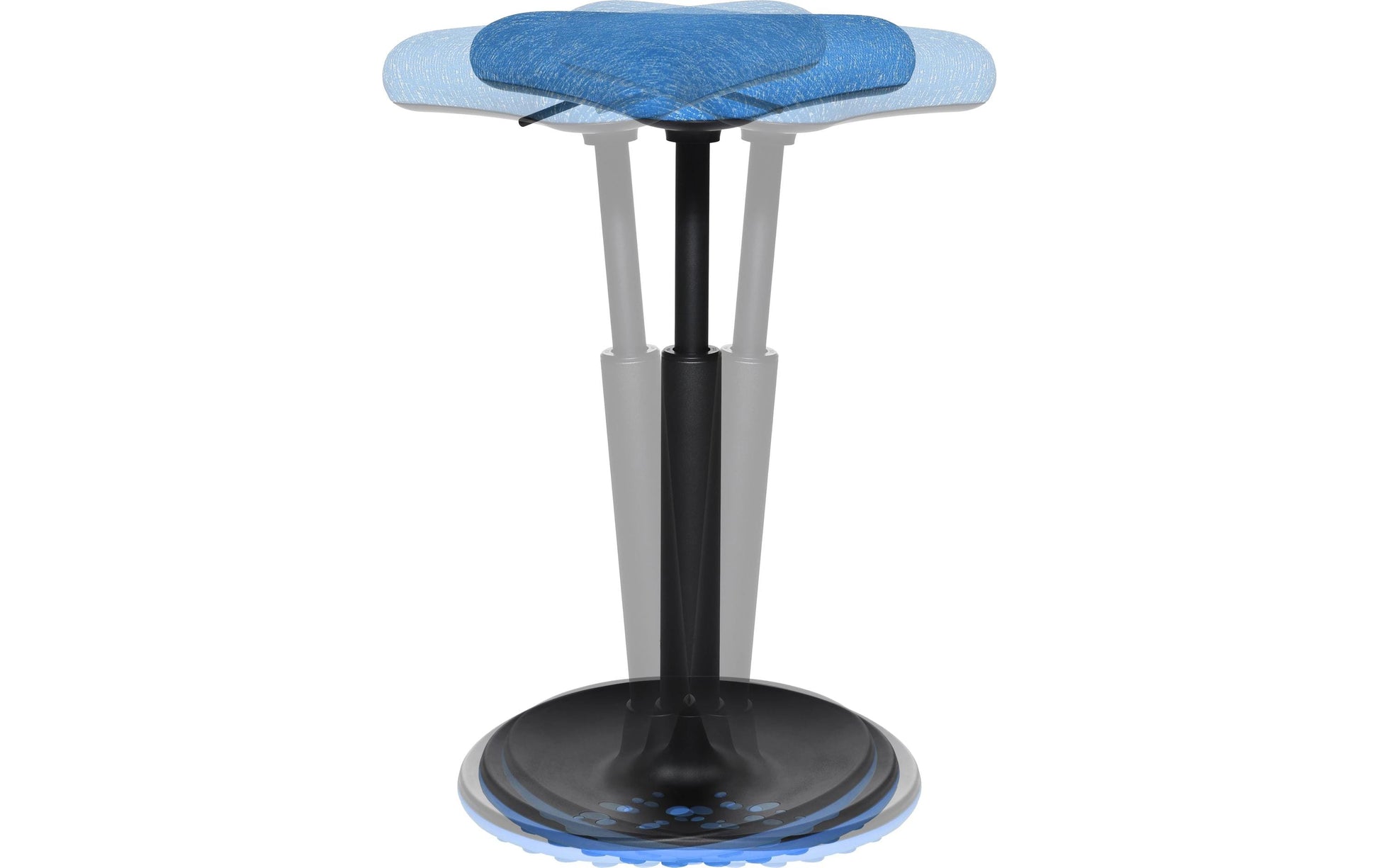Topstar Hocker Sitness H1 – Sitzhöhe 77 cm, 110 kg, blau