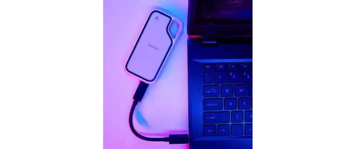 SanDisk Extreme Speichergerät – 1 TB, tragbar, für PlayStation 5