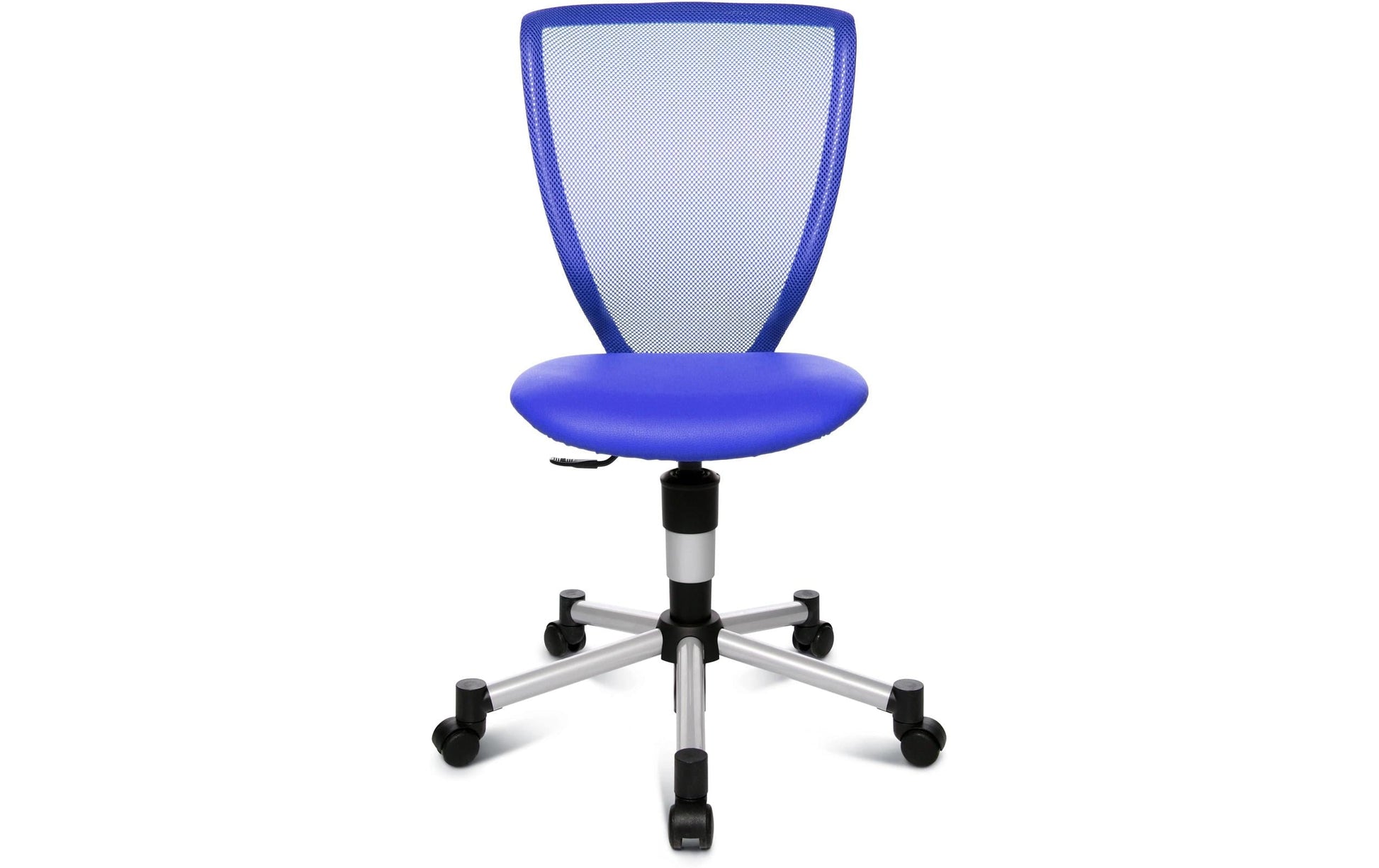 Topstar Bürostuhl Titan Junior – Gesamthöhe 98 cm, Netzrücken, Blau