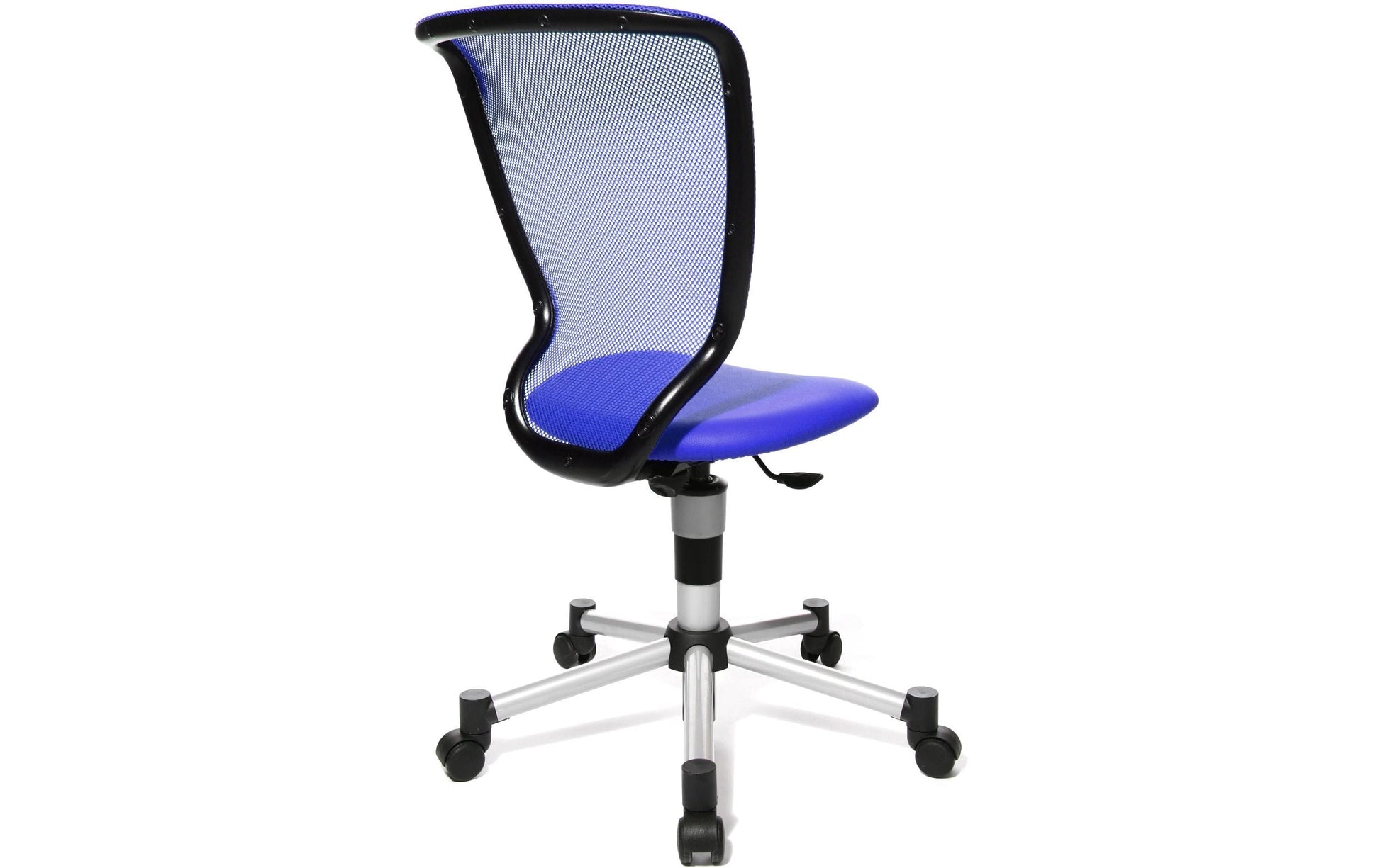 Topstar Bürostuhl Titan Junior – Gesamthöhe 98 cm, Netzrücken, Blau