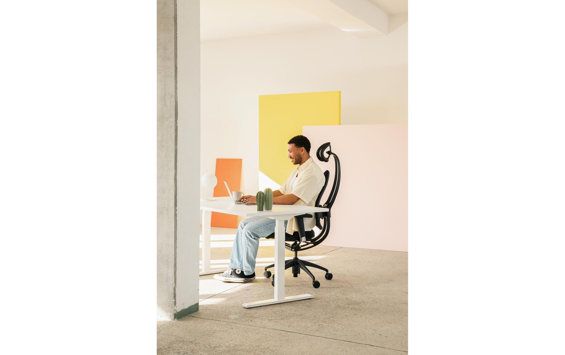 Topstar Bürostuhl Open Art 2010 – 144 cm, Polyester, Schwarz