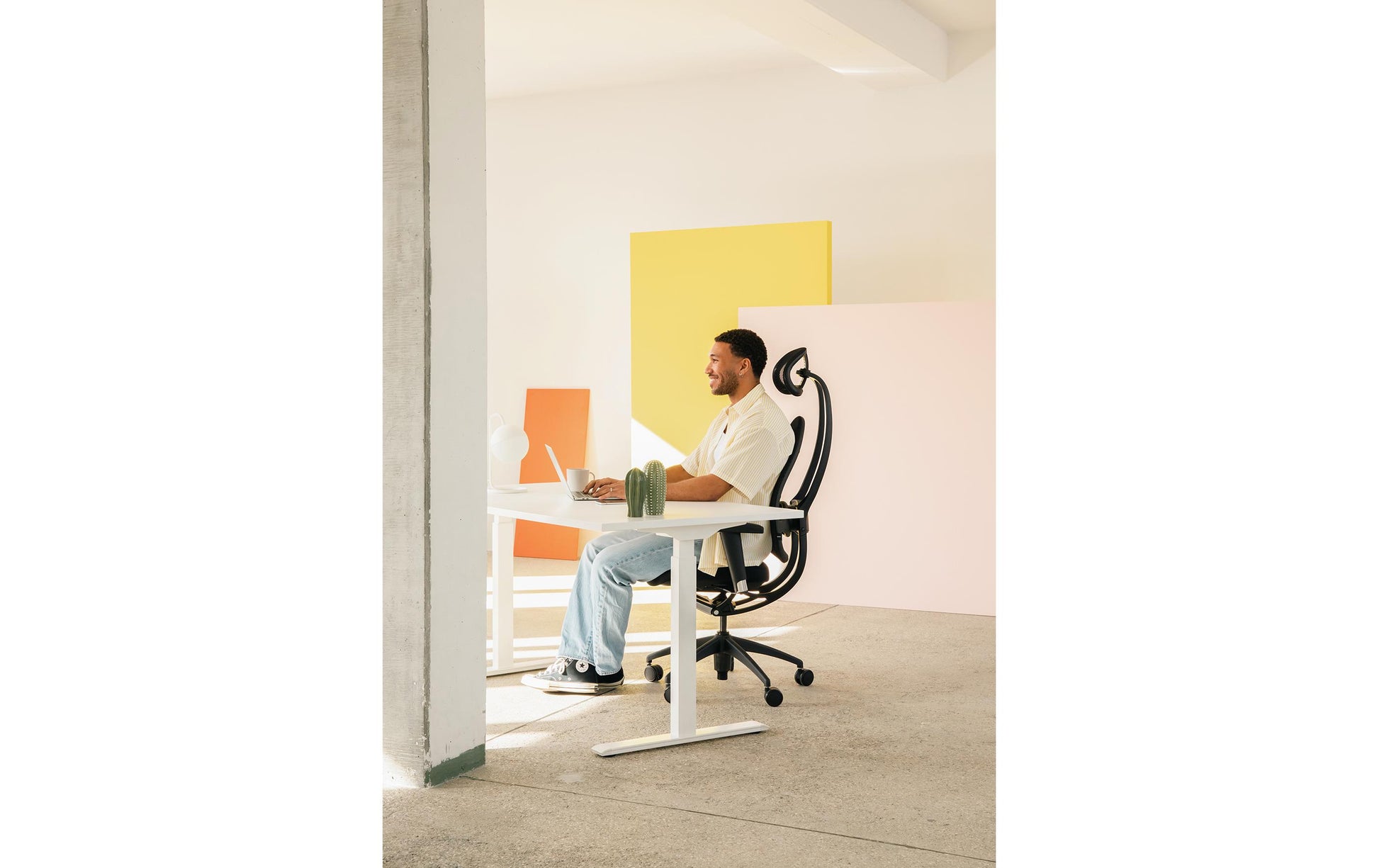 Topstar Bürostuhl Open Art 2010 – 144 cm, Polyester, Schwarz