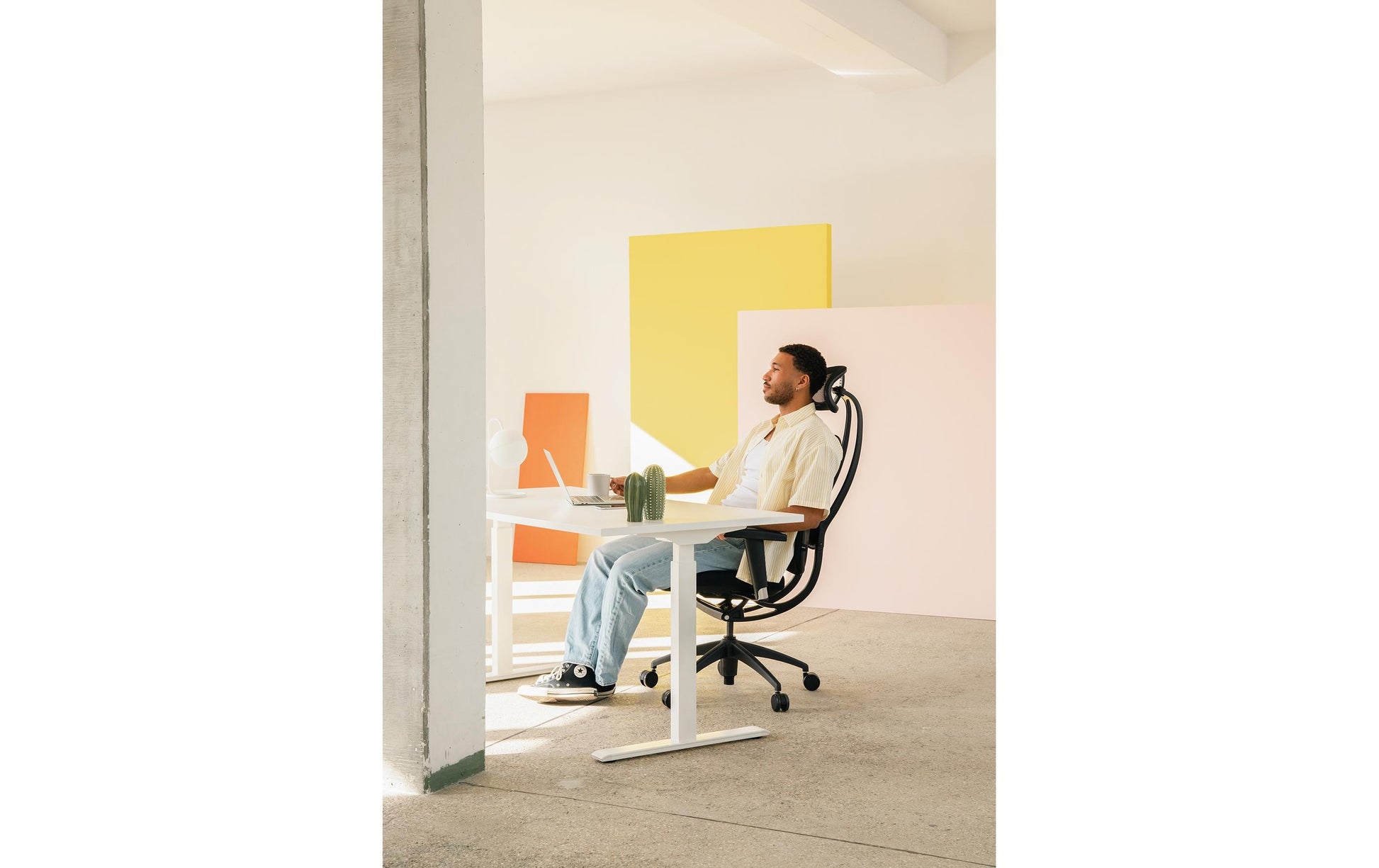 Topstar Bürostuhl Open Art 2010 – 144 cm, Polyester, Schwarz