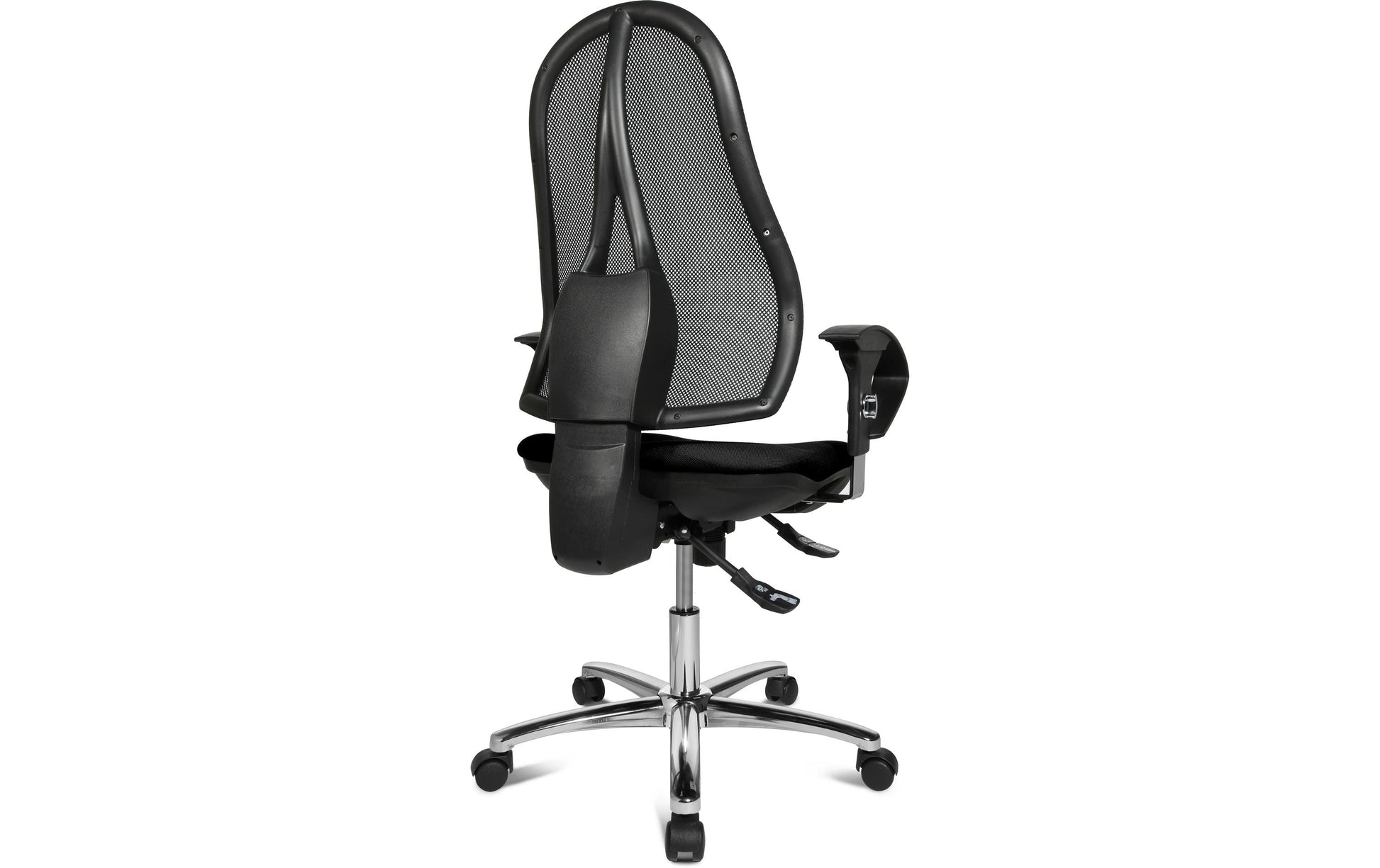 Topstar Bürostuhl Open Point Syncro Deluxe – 118 cm, schwarz