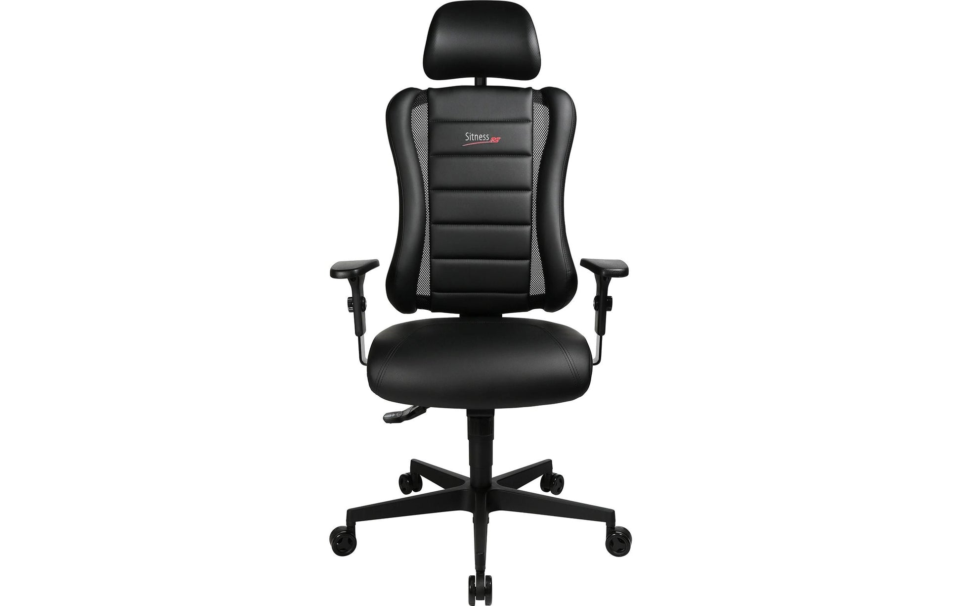 Topstar Bürostuhl Sitness RS – Gesamthöhe 139 cm, Kunstleder, Schwarz