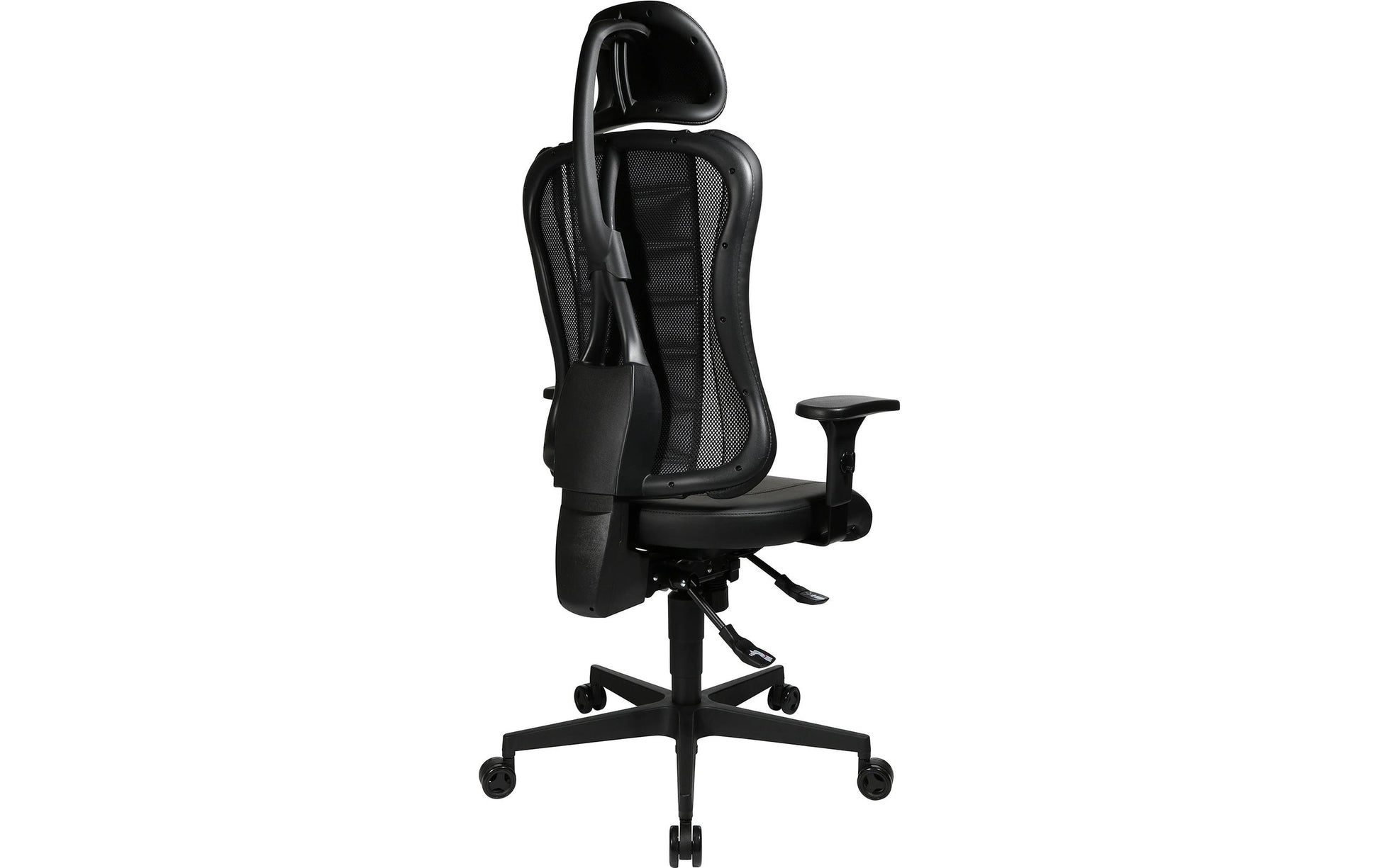 Topstar Bürostuhl Sitness RS – Gesamthöhe 139 cm, Kunstleder, Schwarz