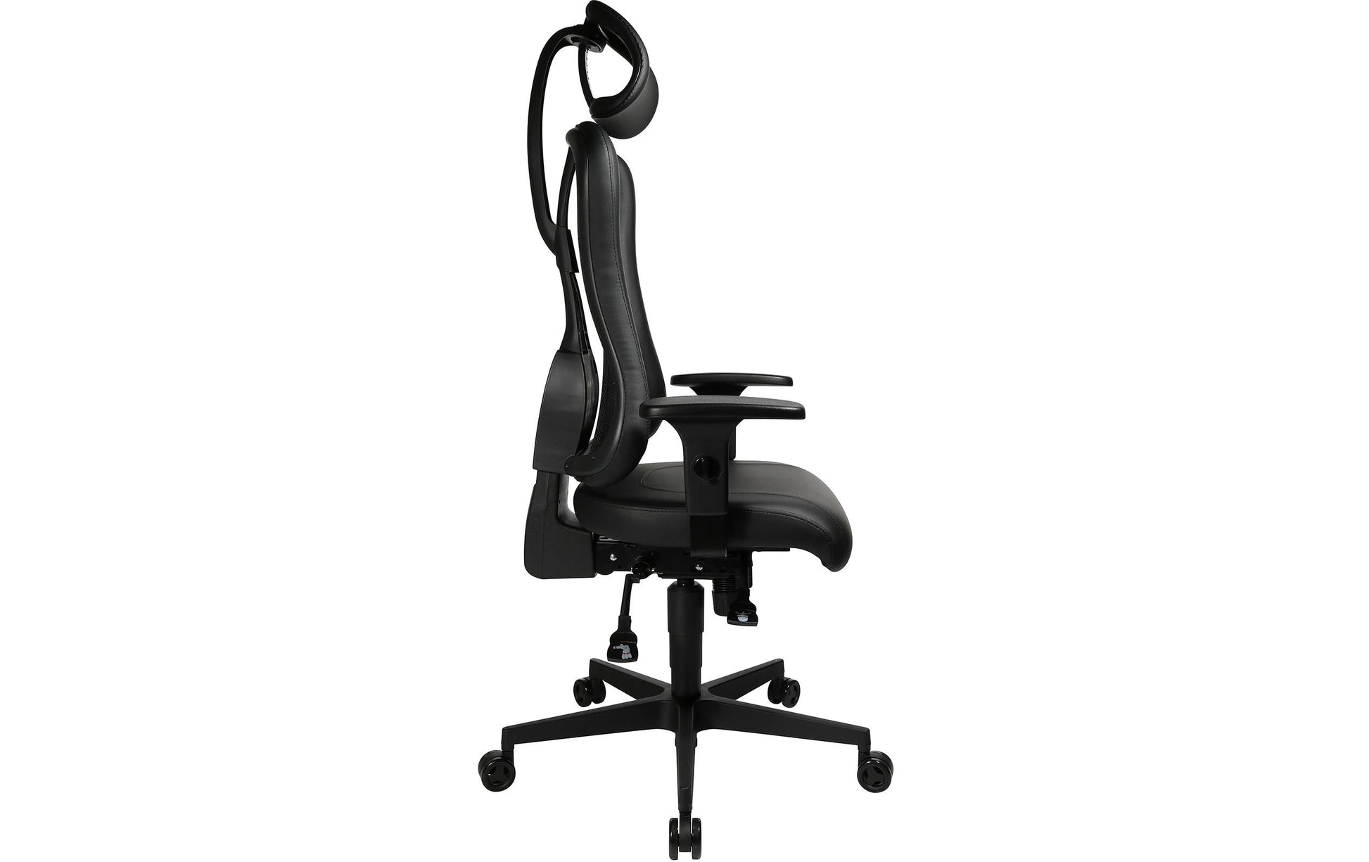 Topstar Bürostuhl Sitness RS – Gesamthöhe 139 cm, Kunstleder, Schwarz