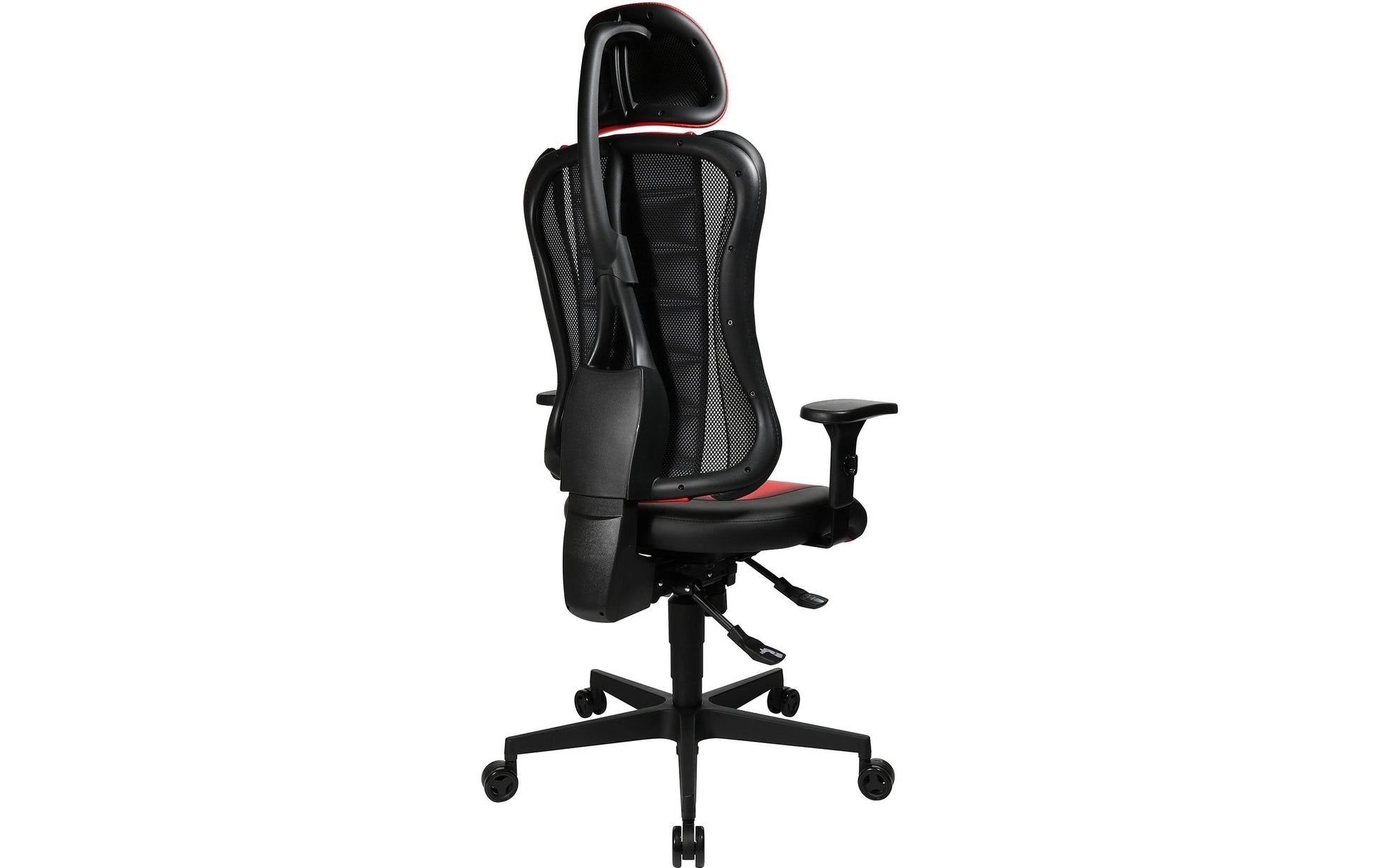 Topstar Bürostuhl Sitness RS – Netzrücken, Kunstleder, Rot