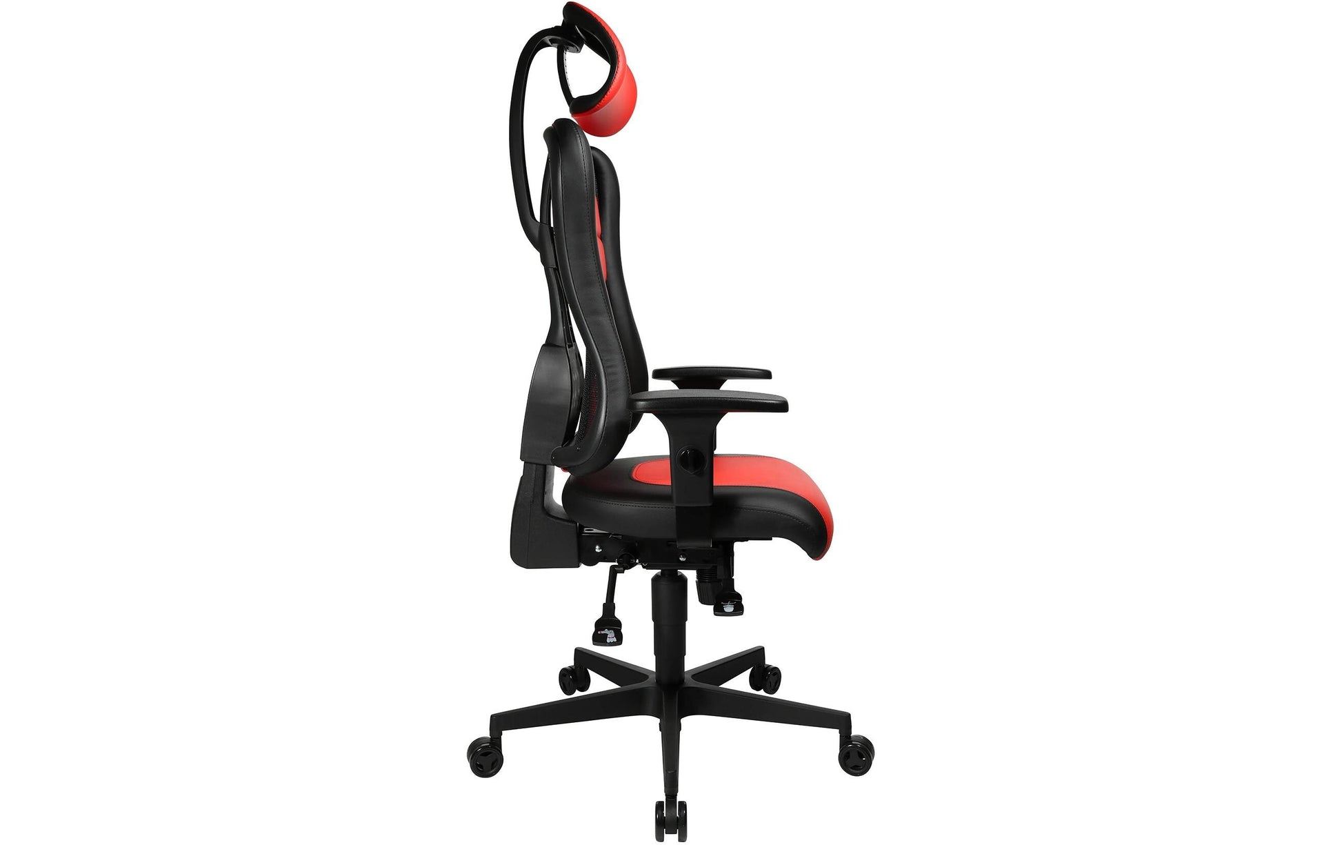 Topstar Bürostuhl Sitness RS – Netzrücken, Kunstleder, Rot