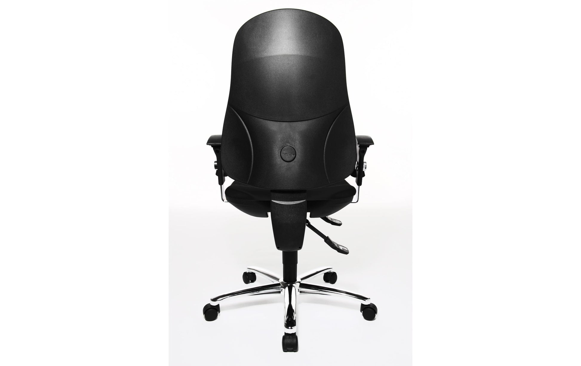 Topstar Bürostuhl Support Syncro Deluxe – Gesamthöhe 113 cm, Metallgestell, Schwarz