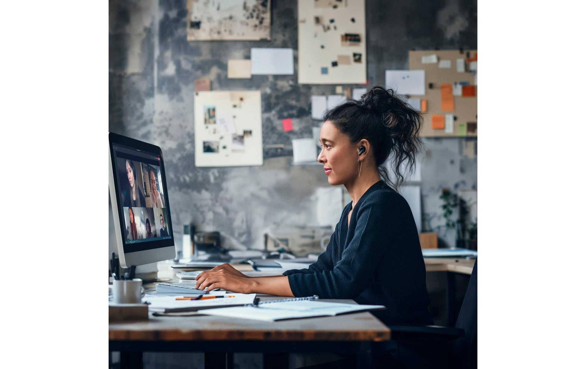 Epos ADAPT E1 – True Wireless In-Ear Kopfhörer – Bluetooth, BTD 900C-Dongle – Schwarz – für Microsoft Teams