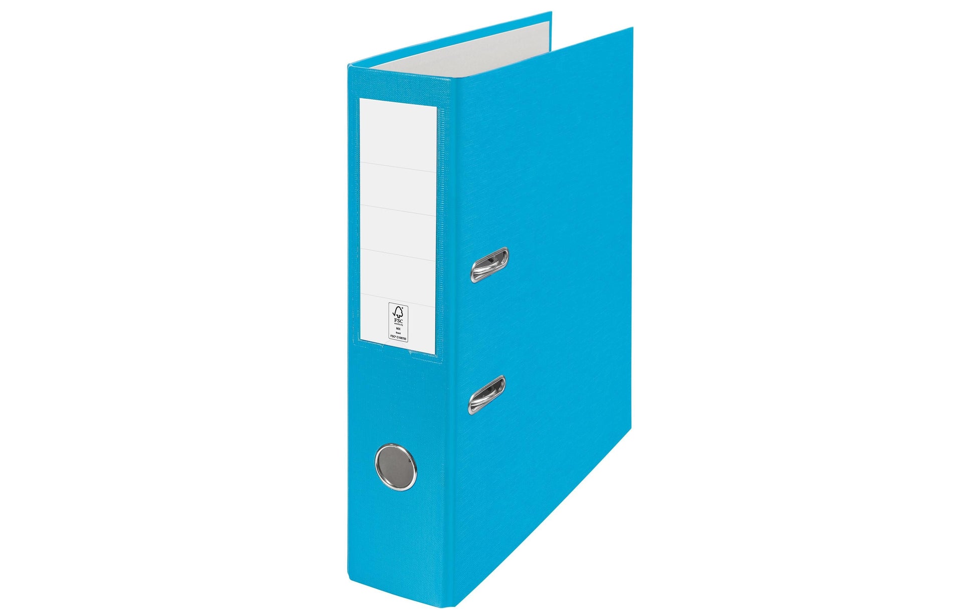 Esselte Swiss Edition ECO Ringbuch – 2-Ring – für A4 – Rückenbreite 7,5 cm – Hellblau