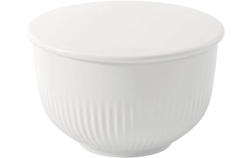 Villeroy & Boch Afina Zuckerdose – 90 ml, Ø 9,1 cm, H 6,1 cm, Porzellan, mit Deckel, spülmaschinenfest