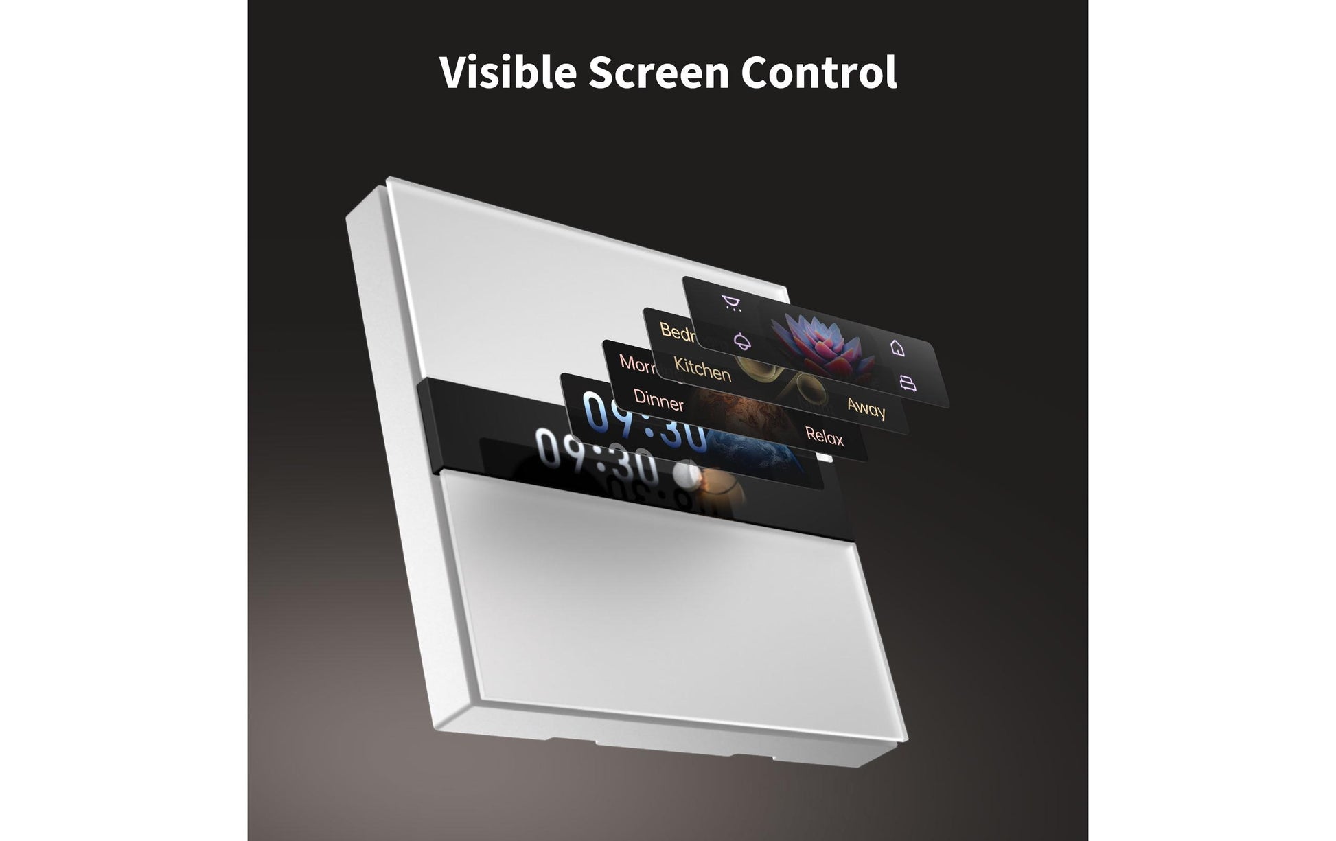 Aqara Display Switch V1 – Smart Display – 2,1" Display, Touchscreen – für Aqara, Apple HomeKit, Amazon Alexa