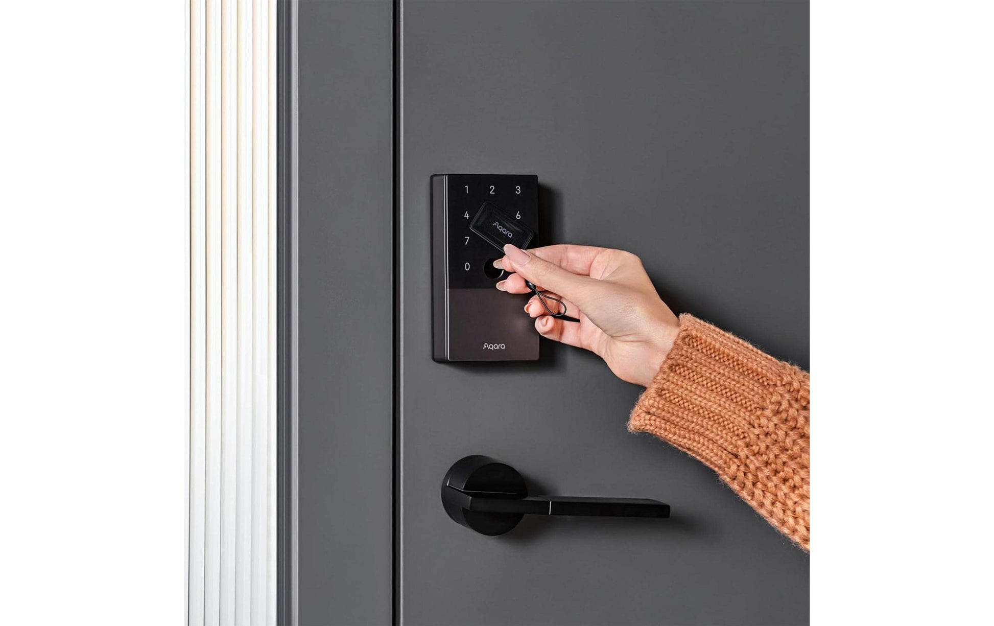 Aqara NFC-Karte – 13,56 MHz, 1 Stk., Schwarz, für Aqara Smart Lock U200, Matter, Aqara Home