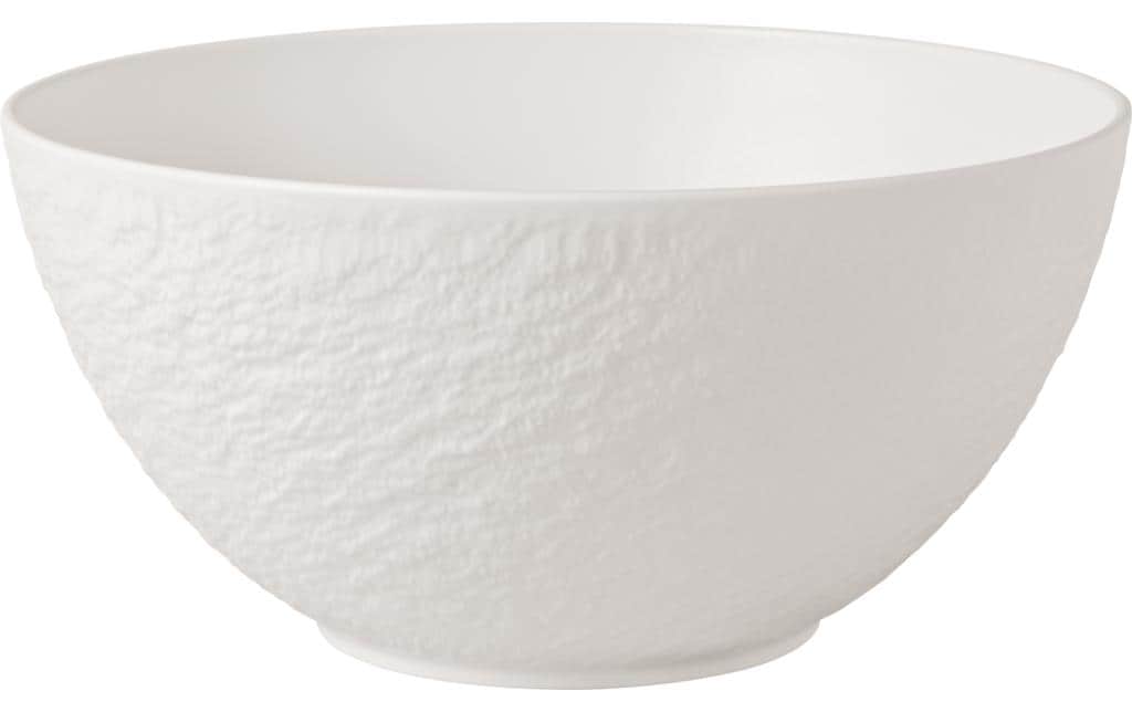 Villeroy & Boch Salatschüssel Manufacture Rock – 2,4 l, Ø 24,2 cm, H 11,8 cm, Porzellan
