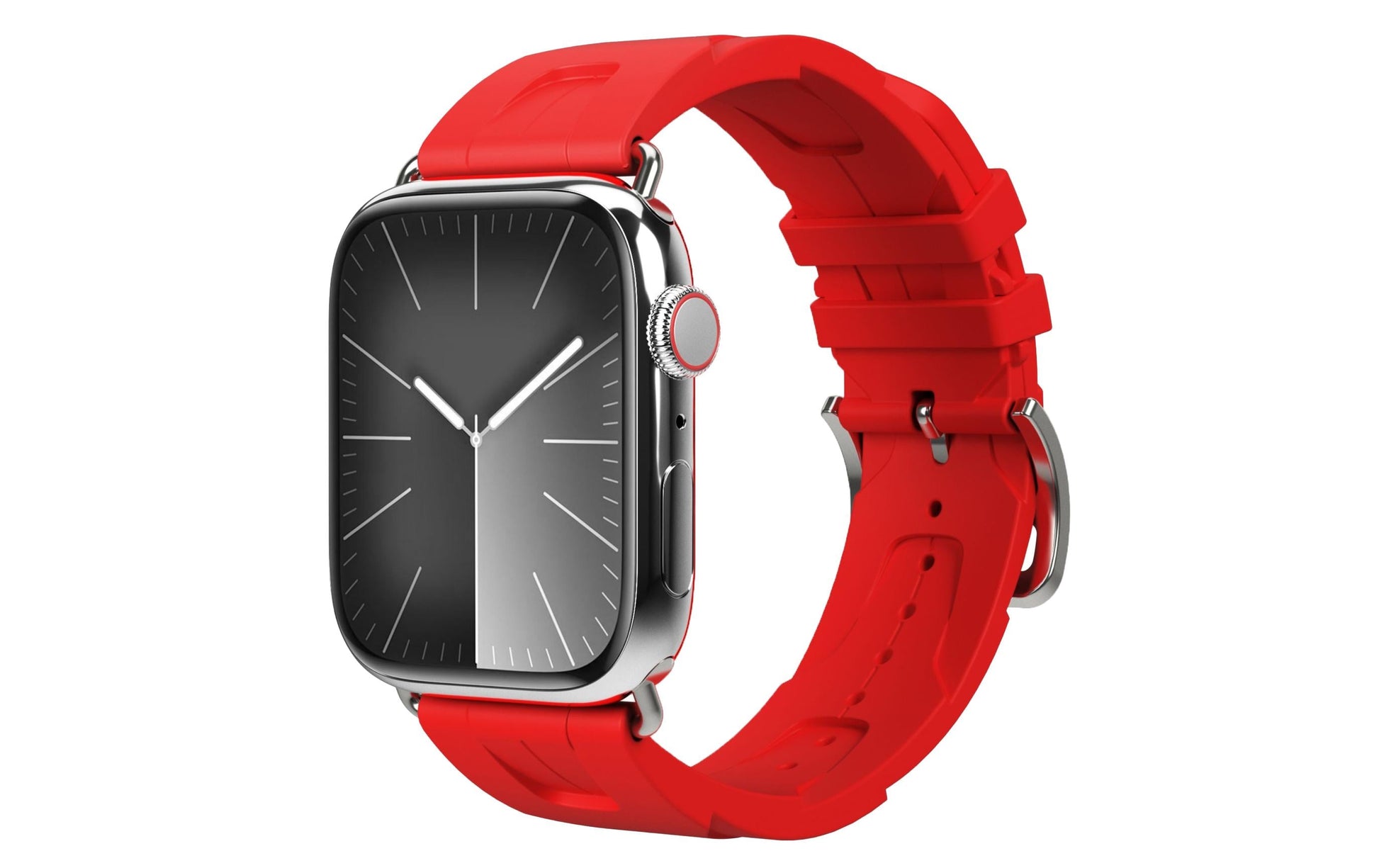 Vonmählen A. R. Exclusive Band Portofino – Silikon, Rot, für Apple Watch 44–49 mm