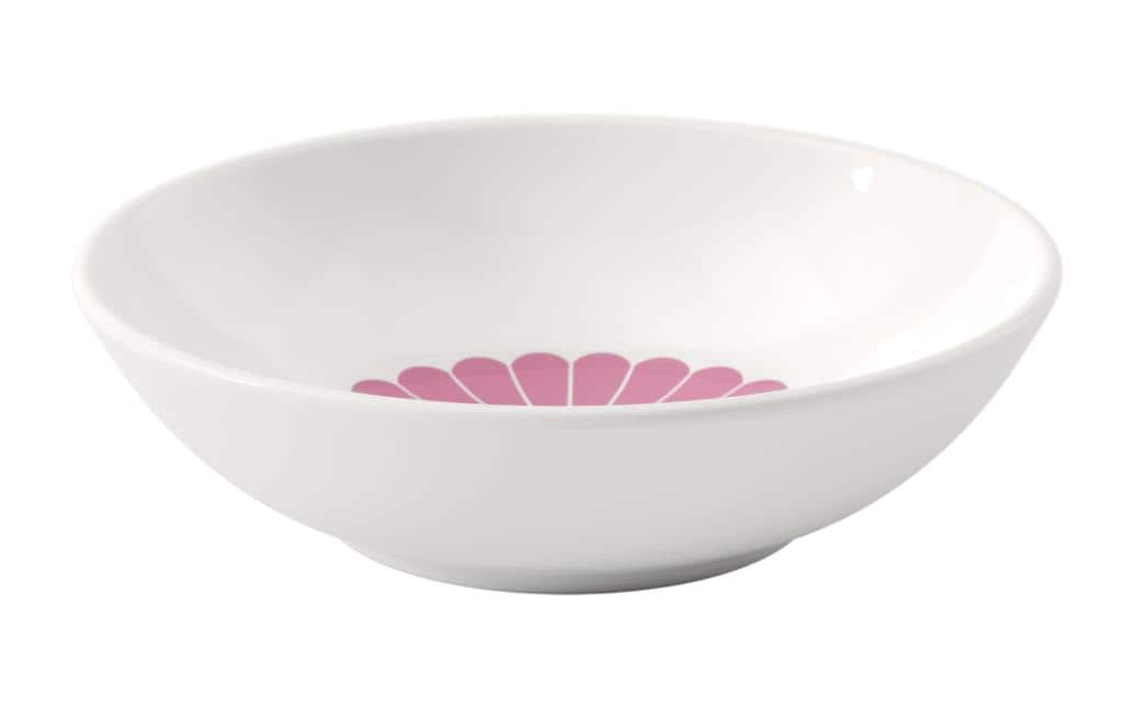 Villeroy & Boch Fleur Cassis Dessertschale – Porzellan, Pink, 6 Stück