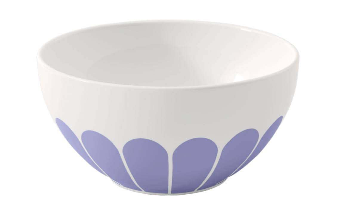 Villeroy & Boch Müslischale – Porzellan, Blau, 4 Stück