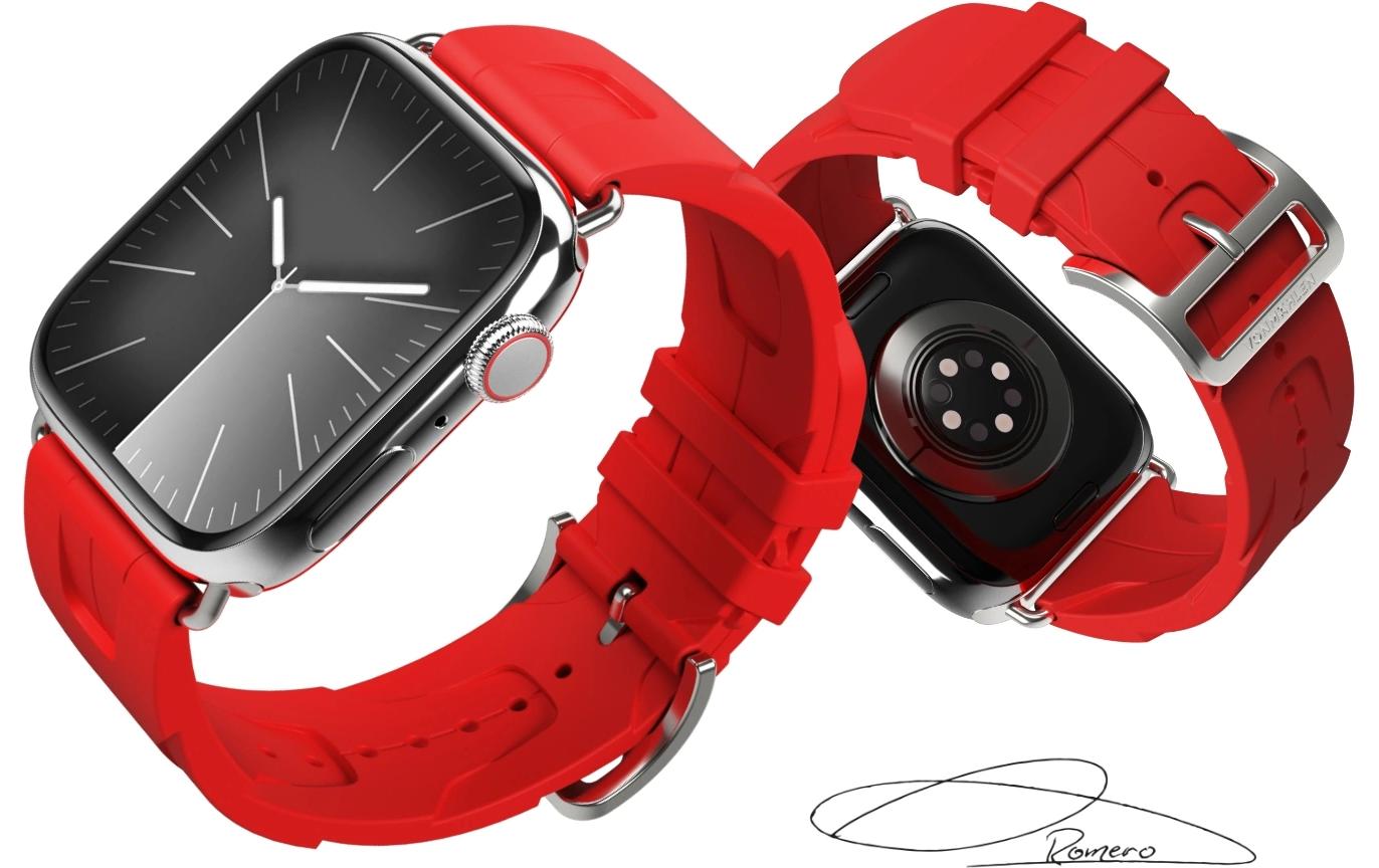 Vonmählen A. R. Exclusive Band Portofino – Rot, für Apple Watch 40/41/42 mm