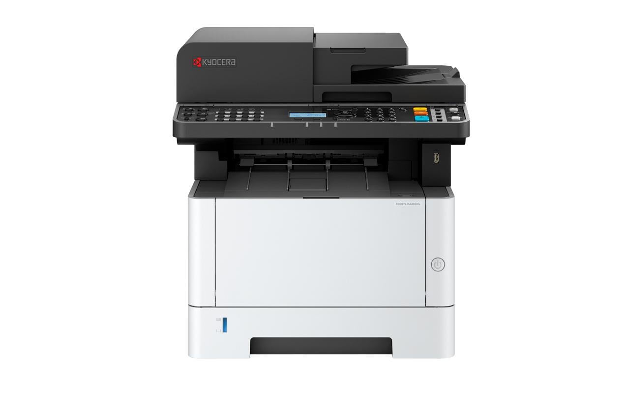 Kyocera ECOSYS MA3500FX – S/W Laser-MFP A5, 4-in-1 – LAN – Duplex, ADF – 35 ppm S/W