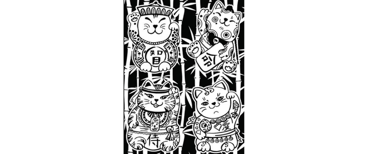Tataruga Malkarten – A4 – Maneki-Neko, Samtbild