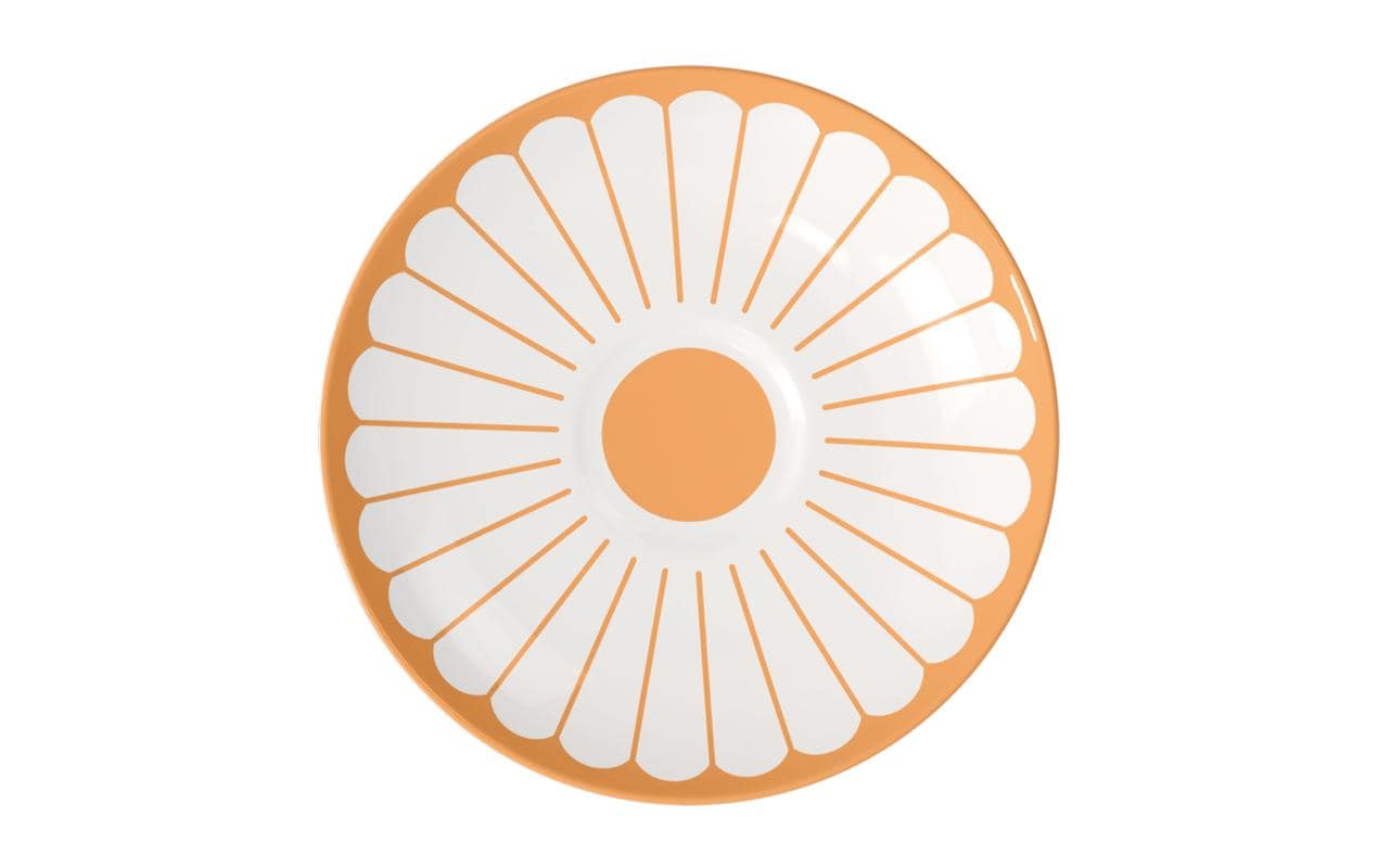 Villeroy & Boch Fleur Soleil Kaffeeuntertasse – Porzellan, Gelb