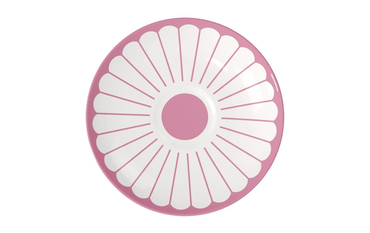 Villeroy & Boch Fleur Cassis Untertasse – Porzellan, Rosa, 6 Stück