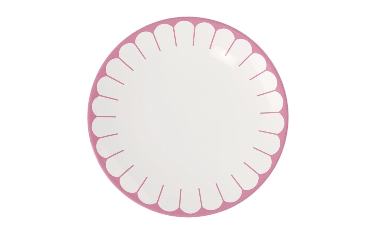 Villeroy & Boch Fleur Cassis Speiseteller – Porzellan, Pink, 6 Stück