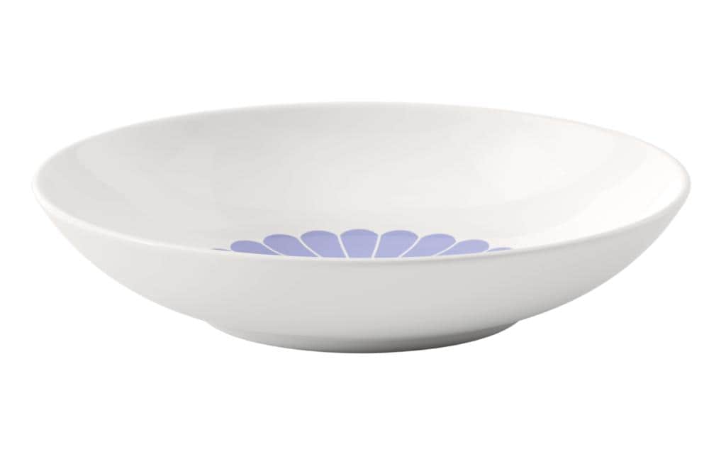 Villeroy & Boch Fleur bleu Pastaschale – Porzellan, blau, rund, 6 Stück