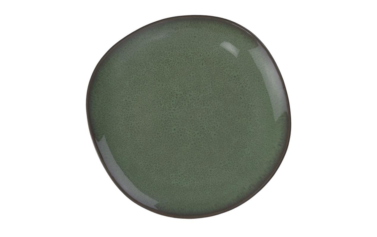 Villeroy & Boch Speiseteller – Steingut, Grün, Ø 28,0 cm, spülmaschinengeeignet, mikrowellengeeignet