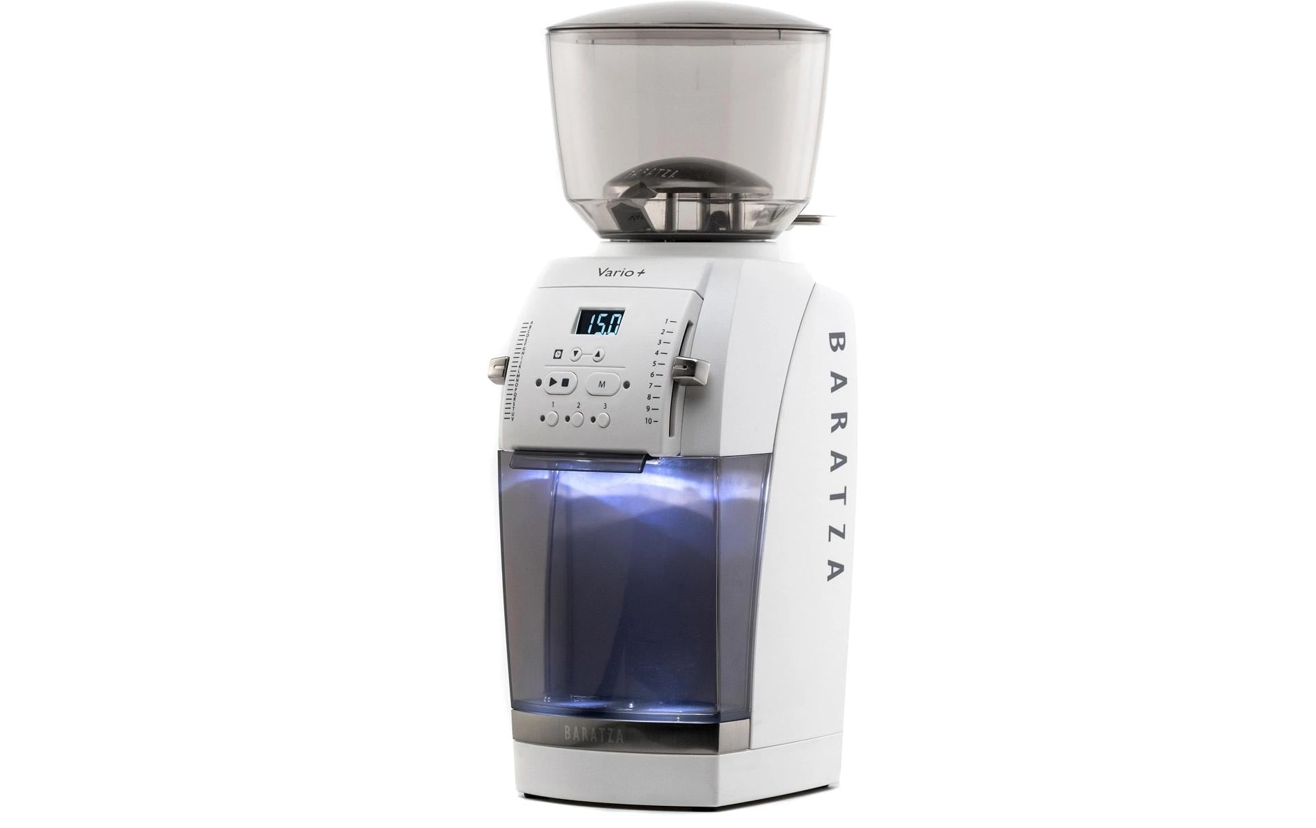 Baratza Vario+ Kaffeemühle – Keramik, 120 g, Weiss