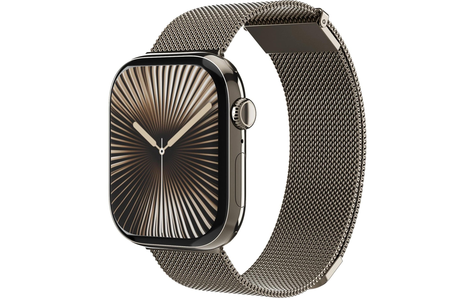 Vonmählen Milanese Loop 2 – Armband – für Apple Watch 40/41/42 mm, Desert Sand, Edelstahl