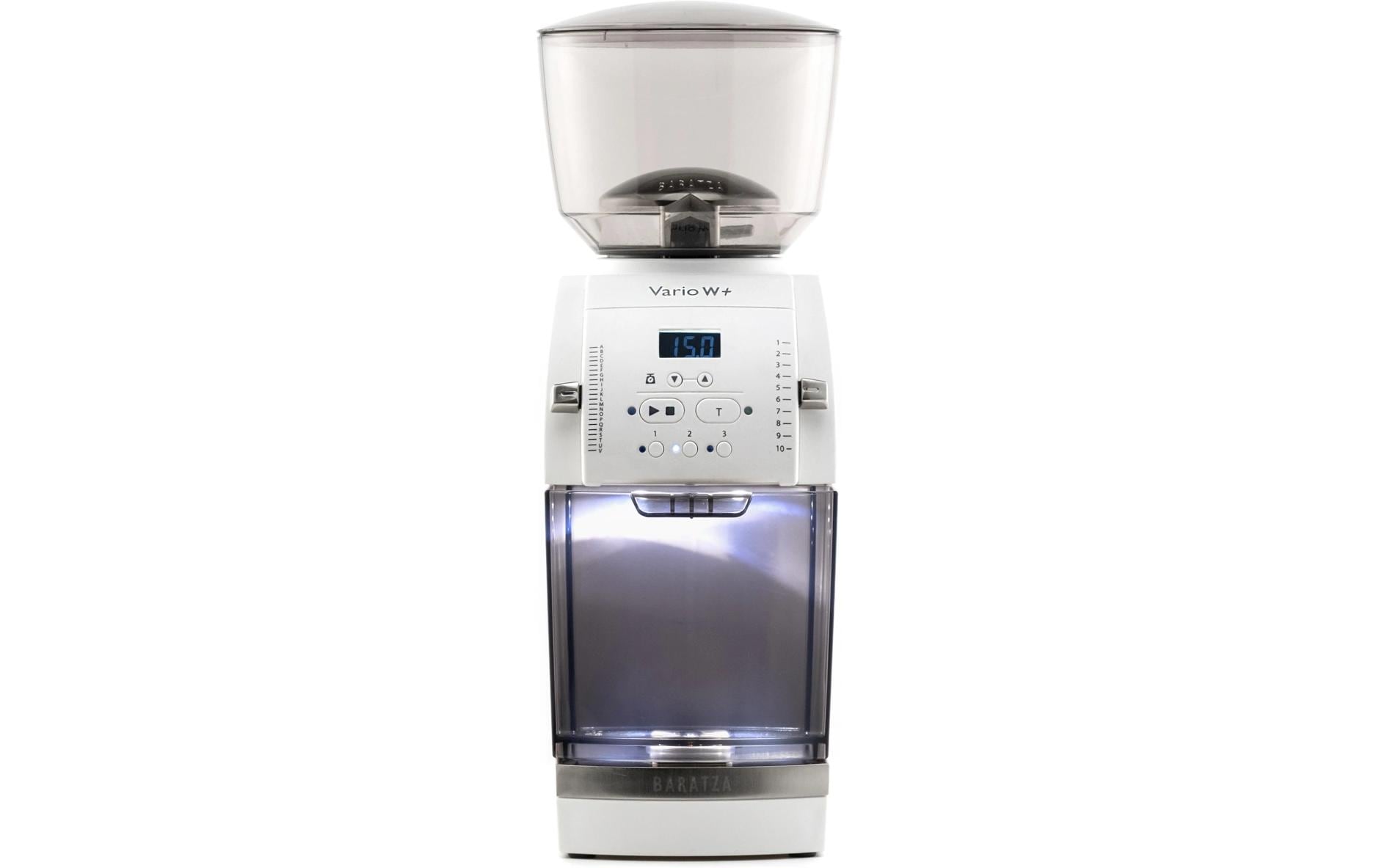 Baratza Vario W+ Kaffeemühle – Keramikmahlwerk, 120 g, Weiss