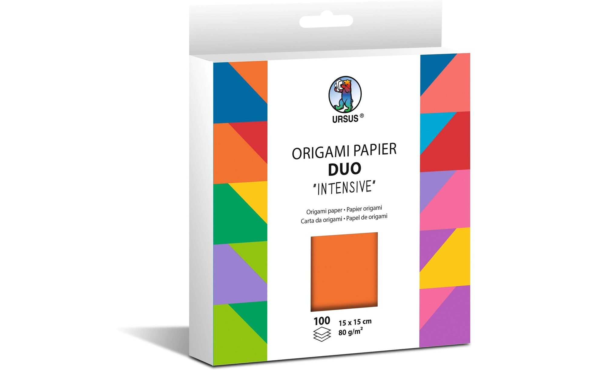 Ursus Origamipapier – 10 × 15 cm, Mehrfarbig, 80 g/m²