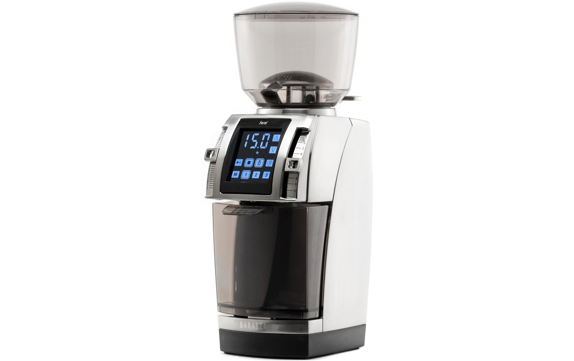 Baratza Forte AP Kaffeemühle – Keramikmahlwerk, 120 g, Silber