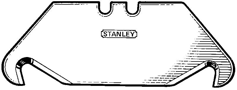 Stanley Ersatzklingen 50 × 0,65 mm – 5 Stk – für Stanley Messer Titan, 199 E, 299 u. a.