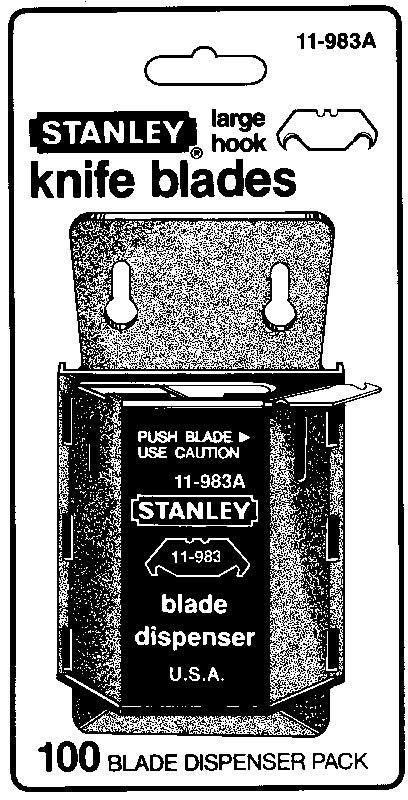 Stanley Ersatzklingen 50 × 0,65 mm – 5 Stk – für Stanley Messer Titan, 199 E, 299 u. a.