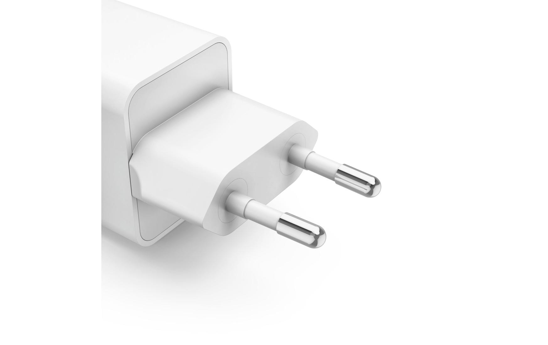 Hama 00201989 USB-Ladegerät 40 W – USB-C×2 – PD, QC 3.0, GaN – Weiss
