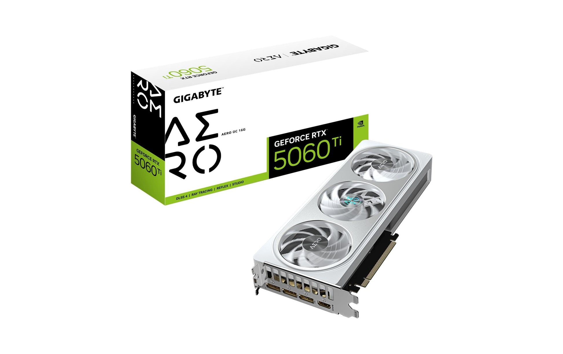 GIGABYTE GV-N506TAERO OC-16GD – PCIe Grafikkarte – 3×DisplayPort, 1×HDMI, PCIe 5.0 x16, 1×8‑pin
