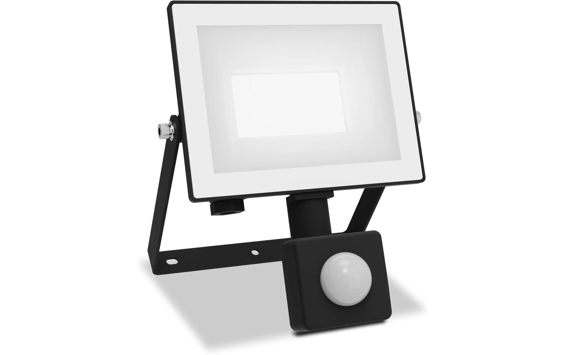 Philips by Signify Philips Aussenwandleuchte – Kaltweiss, 5000 K, IP65, Netzbetrieb, mit Bewegungsmelder – Schwarz, Aluminium